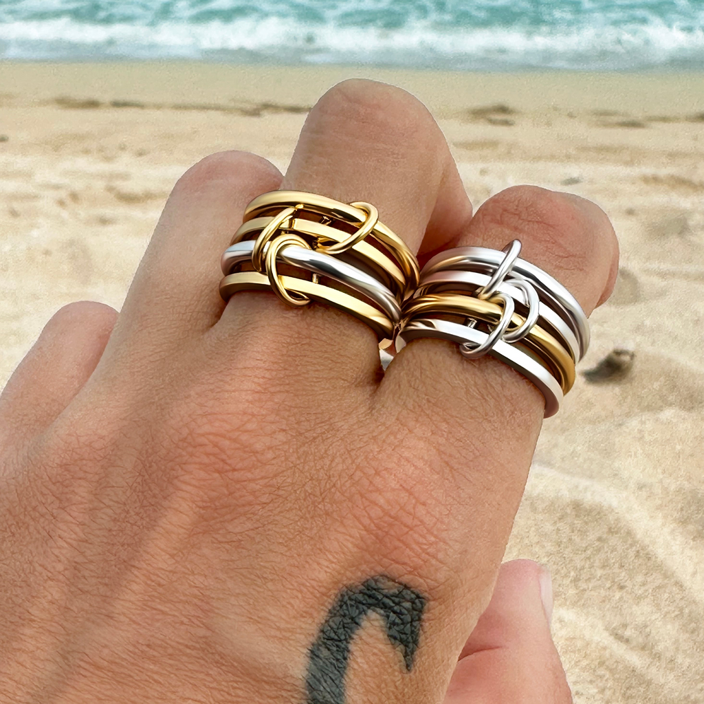 INEINANDERGREIFENDER VIERERRING mix 2