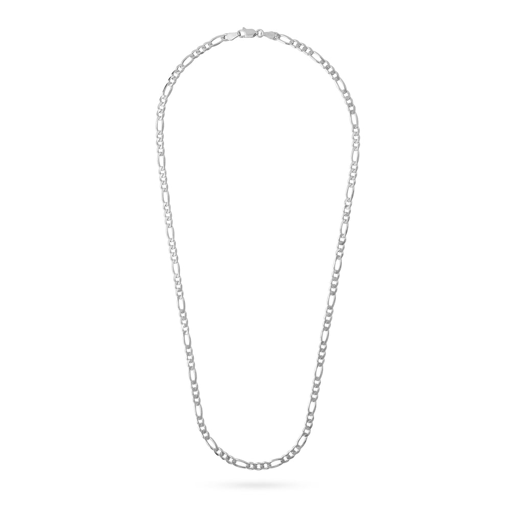 Solid 925 Sterling Silber 3 Mm Figaro Halskette Verschiedene Längen 16, 18, 20 Zoll - Österreich