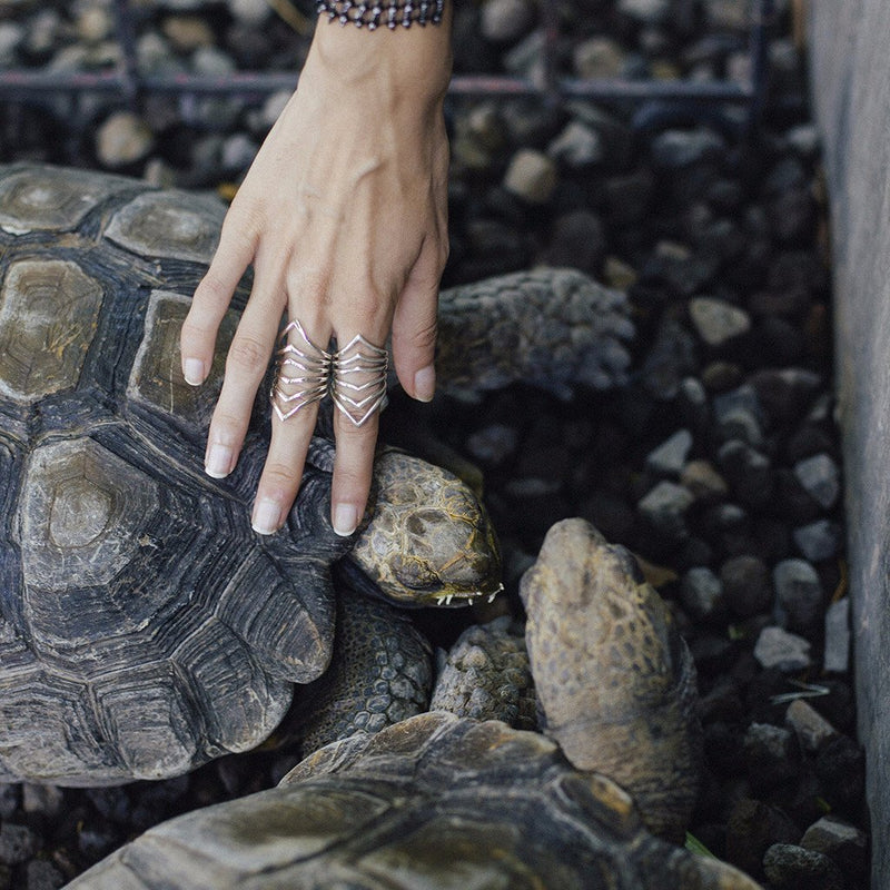 VIKA jewels beaucoup de vent ring recycled recycling sterling silber silver statement handmade handgemacht Bali fashion jewels jewelry musthave schmuck photographer Natasha Serezhnikova Model Aiste Krep turtle shoot