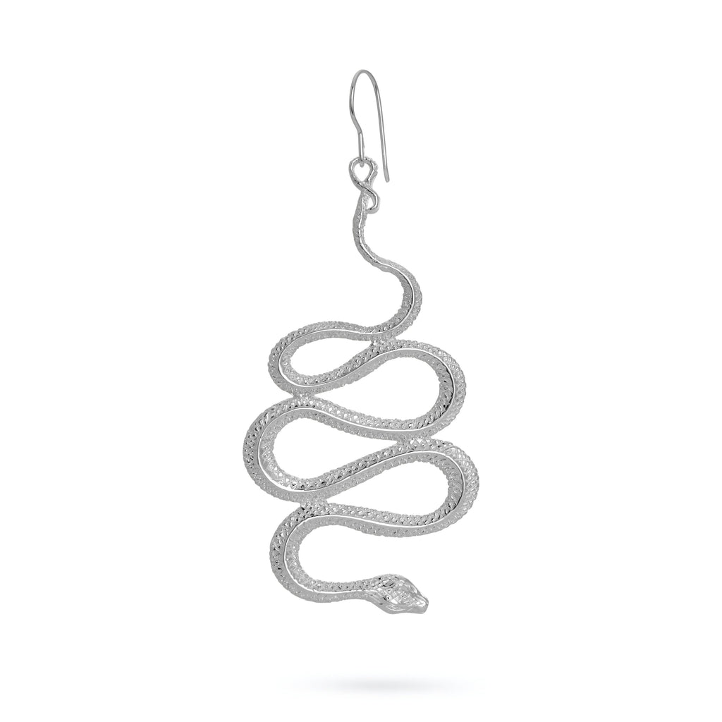 VIKA jewels Ohrring Earring Snake Schlange handmade handgemacht Bali recycled recycling sterling silver silber