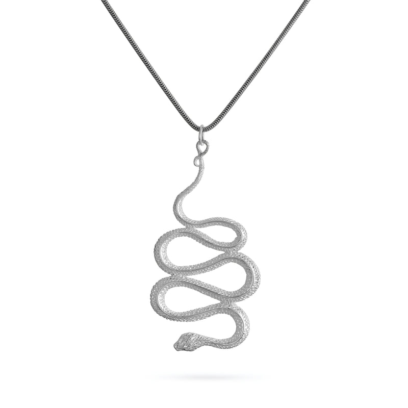 VIKA jewels Kette Halskette Schlage Snake Gliederkette Sterling Silber Silver handmade Handgemacht Bali