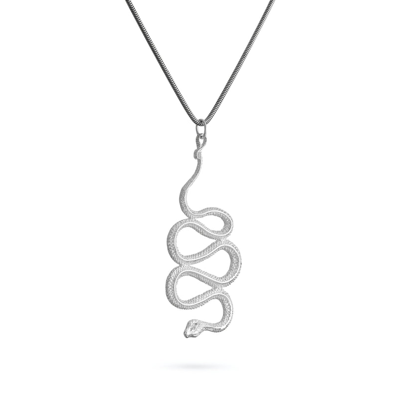 VIKA jewels Kette Halskette Schlage Snake Gliederkette Sterling Silber Silver handmade Handgemacht Bali