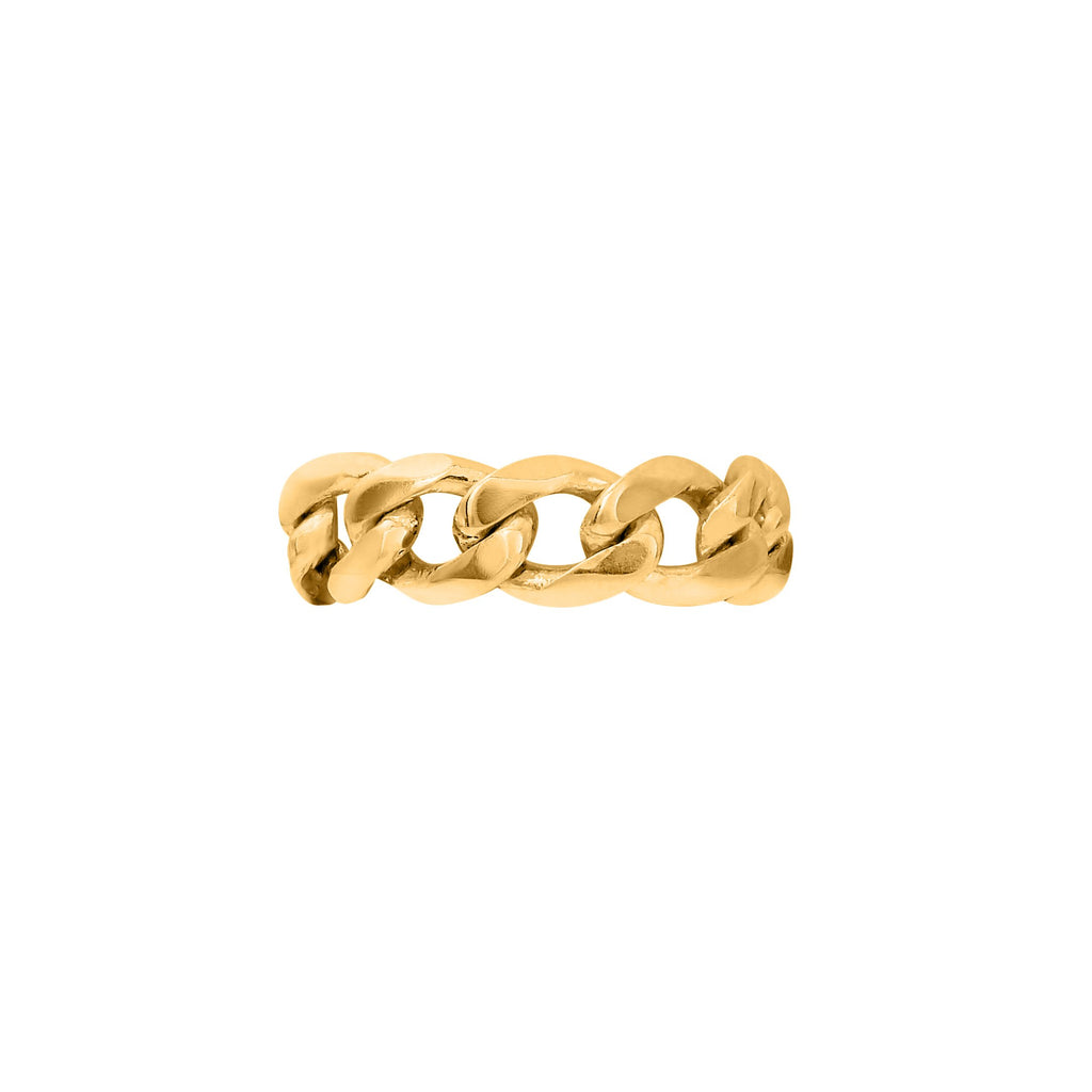 VIKA jewels self love collection wide chain ring recycled sterling silver handmade handgemacht bali sustainable ethical gold plated 18 Karat carat vergoldet nachhaltig unisex