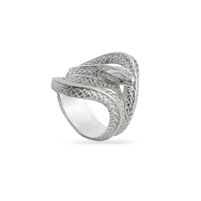 VIKA jewels Schlange Snake ring recycled sterling silver silber handmade handgemacht bali unisex