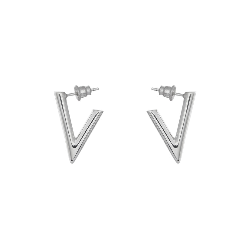 VIKA jewels self love collection V earrings Ohrringe studs Stecker jewel recycled sterling silver silber handmade bali sustainable ethical nachhaltig schmuck