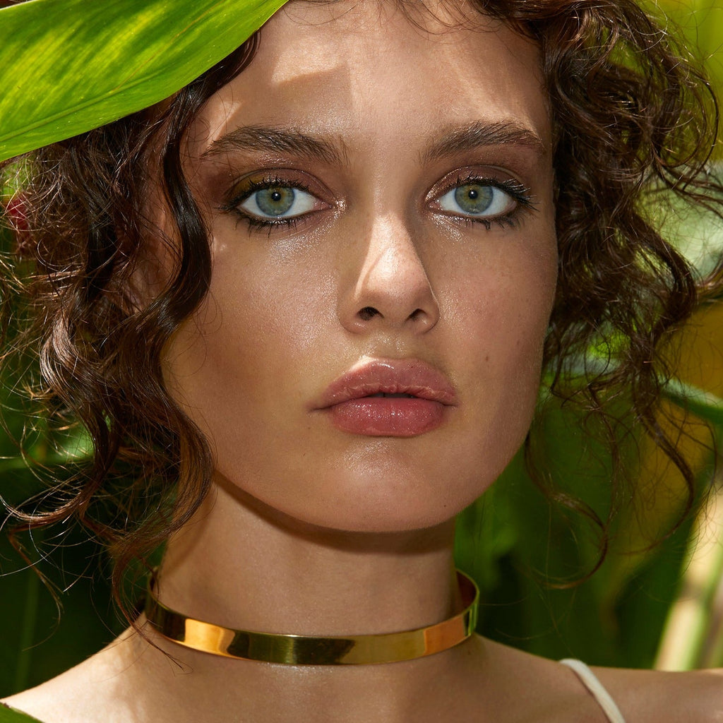 VIKA jewels Collier Choker Halskette handgemacht sterling silber silver recycled recycling Bali 18 carat karat gold plated vergoldet